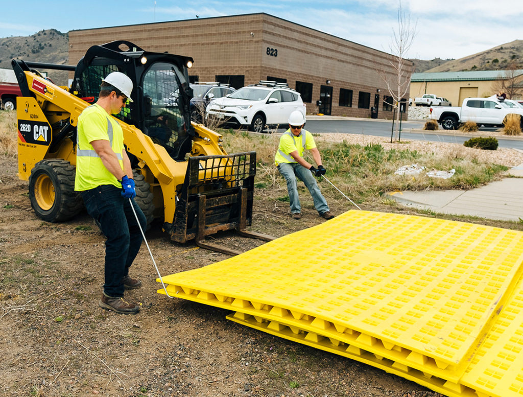FODS Trackout Control Mats for Rent Construction Entrance Mats