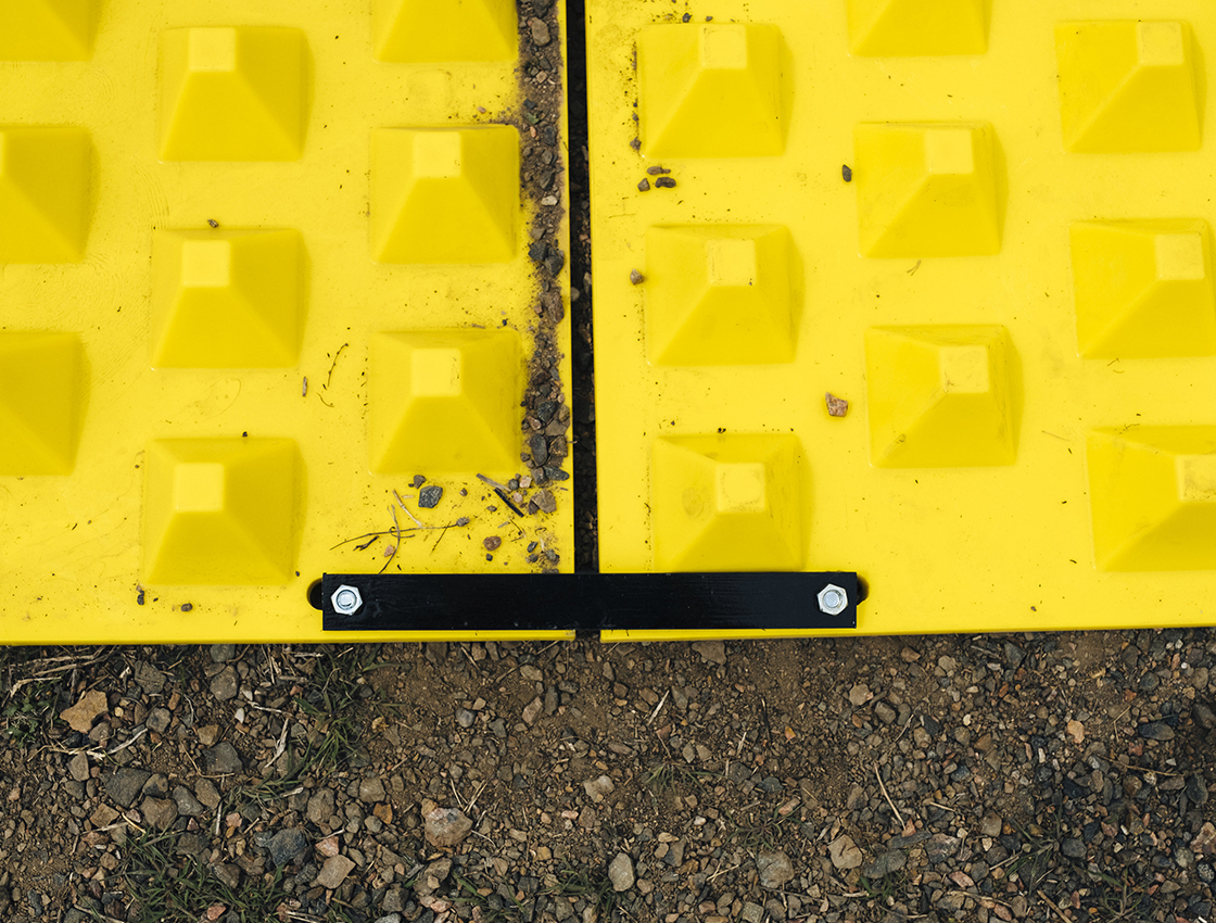 Construction Entrance Mud Mat System — FODS Trackout Control System